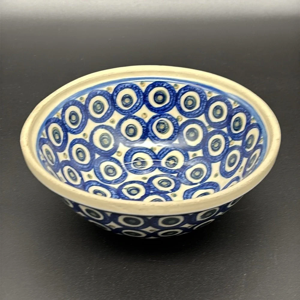 Vintage Boleslawiec Polish Pottery Bowl